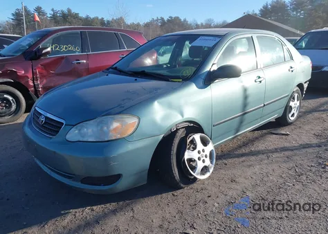 2007 Toyota Corolla Ce from USA, damaged, VIN 2T1BR32E07C725980